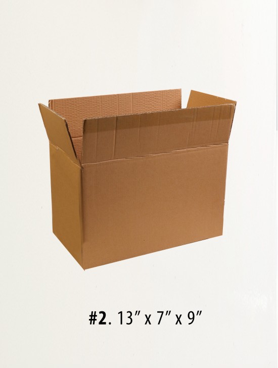 Cardboard Boxes 13" X 7" X 9" 
